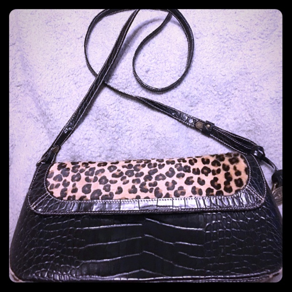 Brahmin Leopard Purse